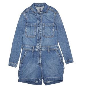GAP Jean Romper Long Sleeve
